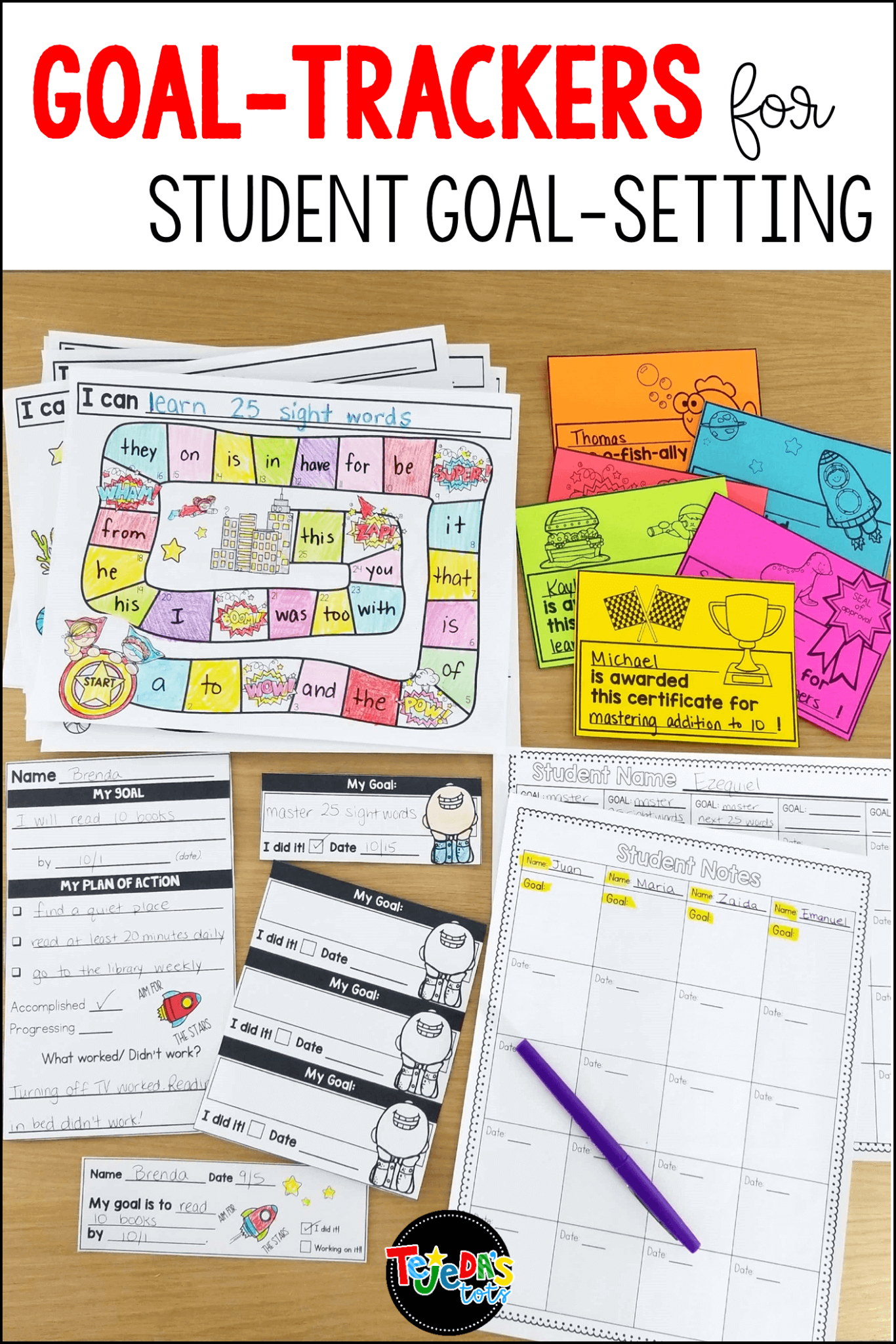 Goal-Trackers: A System for Helping Students Set Goals