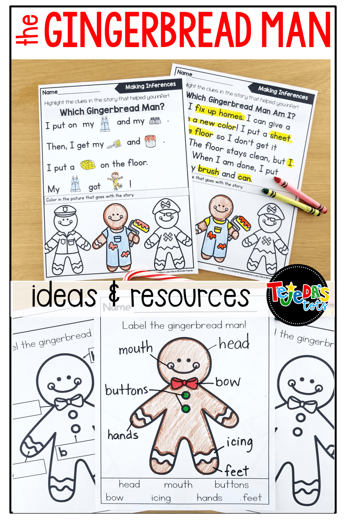 Gingerbread Man Activities