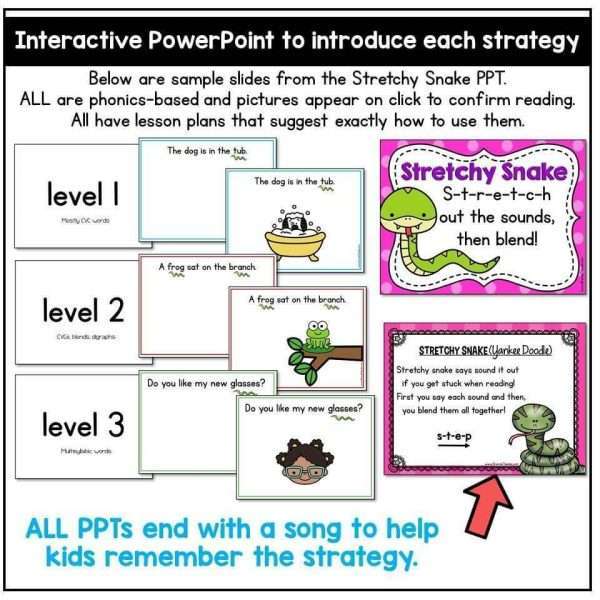 Reading Strategies Super Bundle : 6 Decoding Strategies