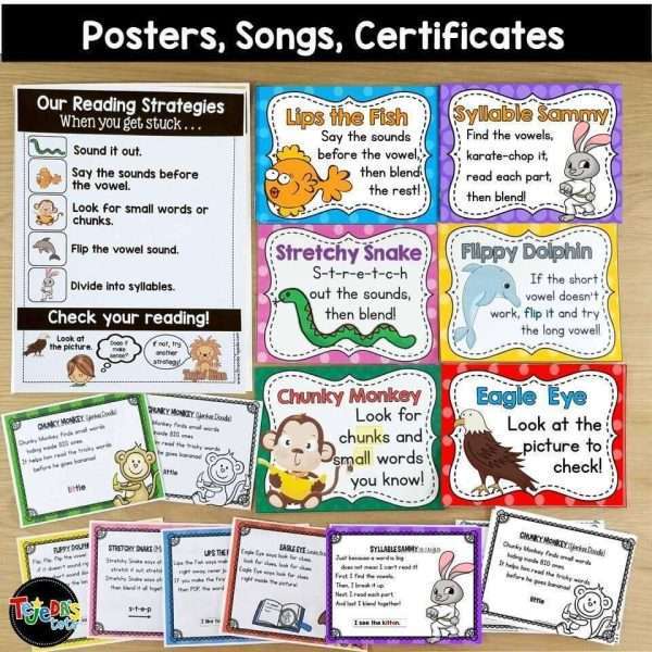 Reading Strategies Super Bundle : 6 Decoding Strategies