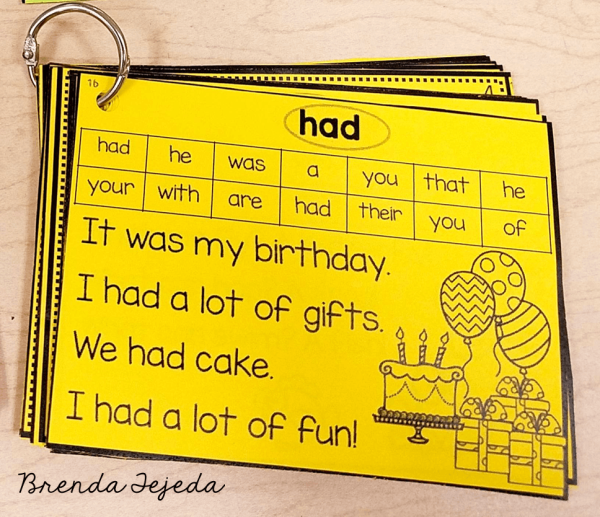 Sight Words Practice Fluency Flash cards: High-frequency FRY Words 1-100