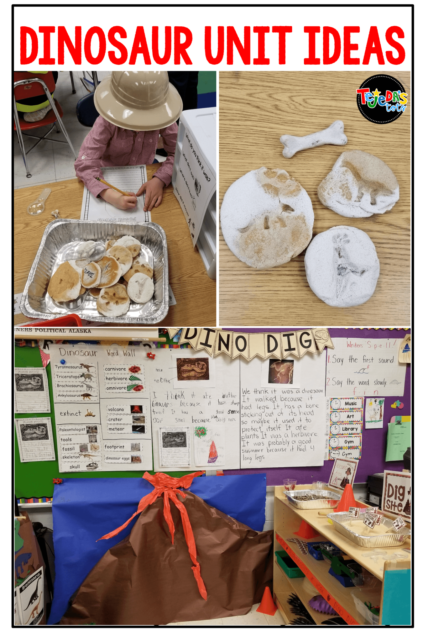 Dinosaur Unit Ideas for Kindergarten and First Grade