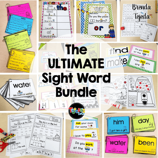 The Ultimate Sight Words Bundle- A Year-long Program!