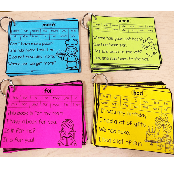 Dolch Fluency Flashcards Bundle: Pre-primer through 2nd