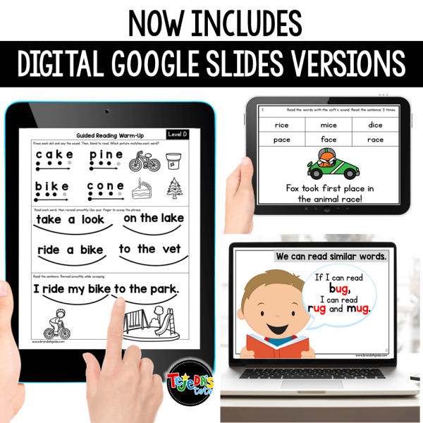 Guided Reading Skill Warm-ups Bundle : Phonics Fluency and Reading Comprehension