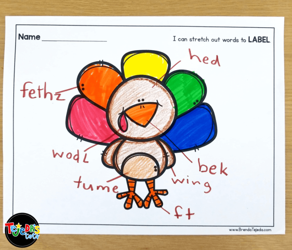 Labeling for Emergent Writers: Yearlong Bundle