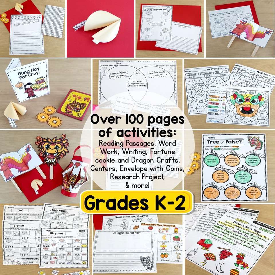 Lunar New Year 2026 Chinese New Year of the Horse Lantern Craft Writing Activity - Image 17
