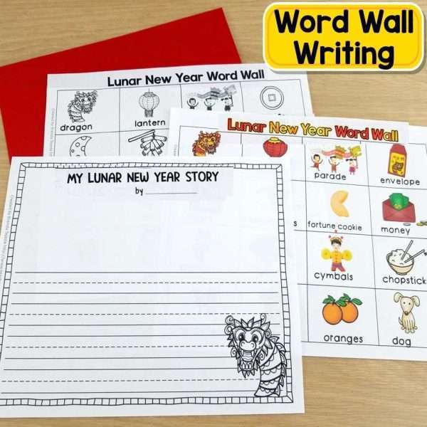 Lunar New Year 2026 Chinese New Year of the Horse Lantern Craft Writing Activity