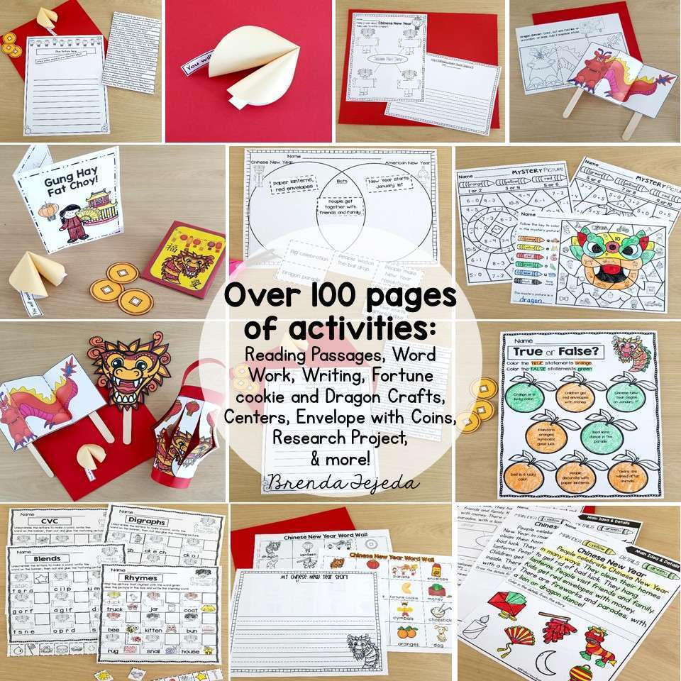 Lunar New Year 2026 Chinese New Year of the Horse Lantern Craft Writing Activity - Image 16