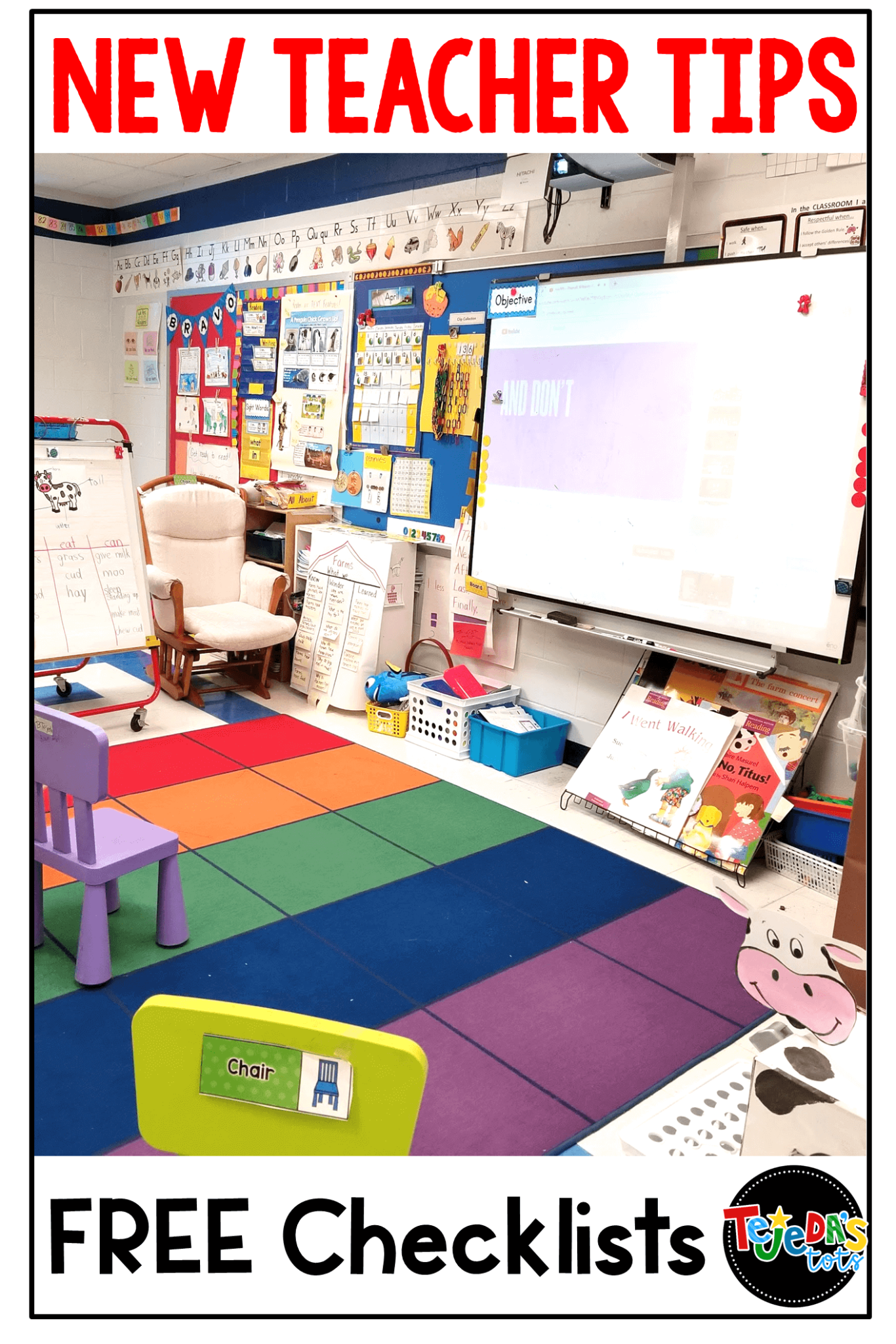 If you're a new kindergarten or first grade teacher, here are the top 20 tips for the back to school season! From classroom organization and routines, to parent communication, behavior management, and even having a positive attitude, this new teacher survival kit is just what you need. Plus, grab the free beginning of year checklists to get your systems and routines in place.