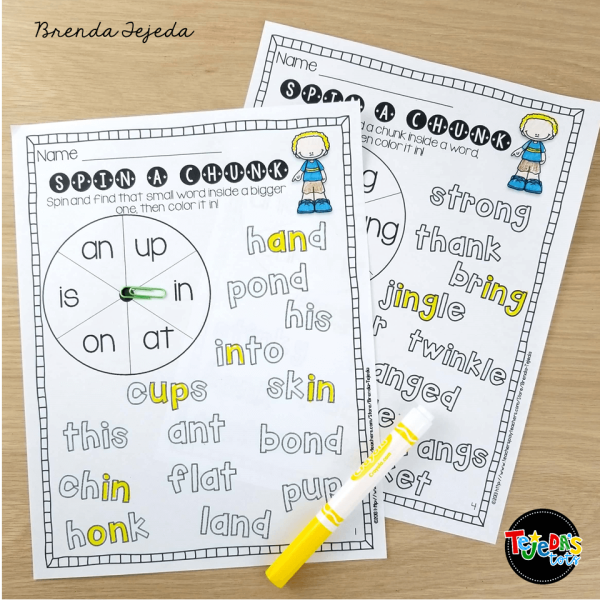 Chunky Monkey Reading Strategy: Lesson Plan, Center, PowerPoint: CC Aligned!