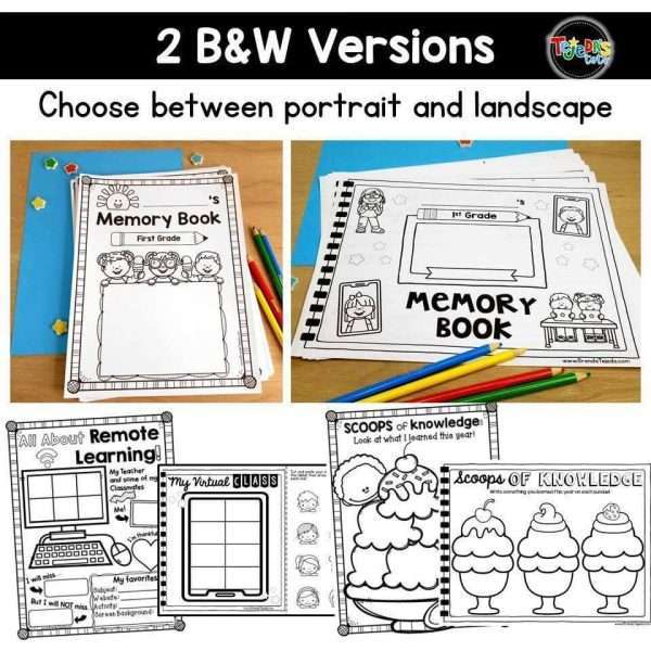 End of Year Memory Book: Grades 2-3