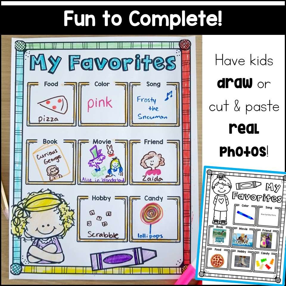 End of Year Memory Book Scrapbook Kindergarten Graduation Craft First Grade - Image 6