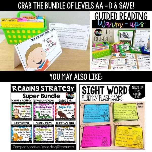 Guided Reading Activities Level A