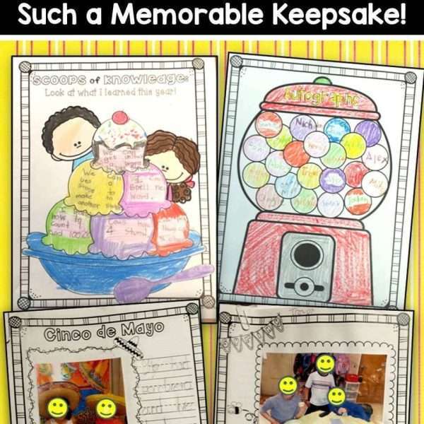 YEAR-long Scrapbook with End-of-Year Memory Book