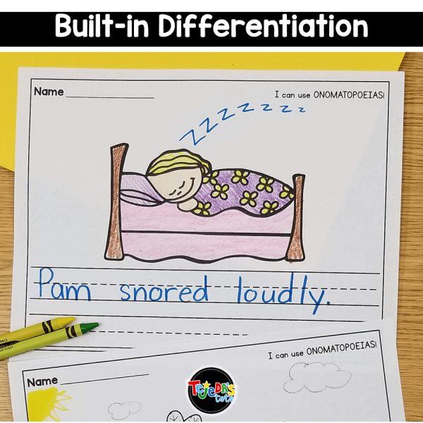 Adding Onomatopoeias: Writing with Sound Words