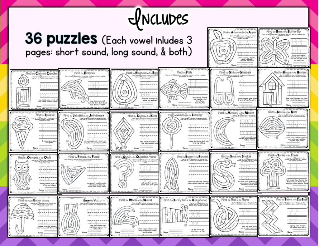 Alphabet Mazes