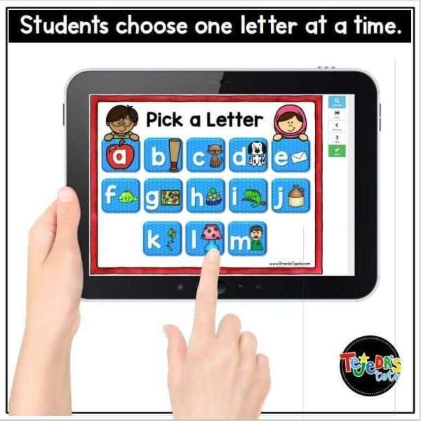Alphabet BOOM Cards: Digital Phonics A-M