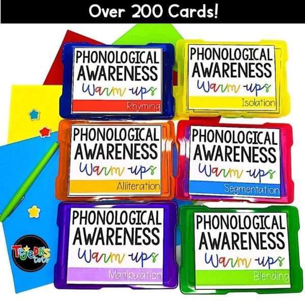 Phonological Awareness Bundle: Warm-ups, Task Cards, Practice Pages