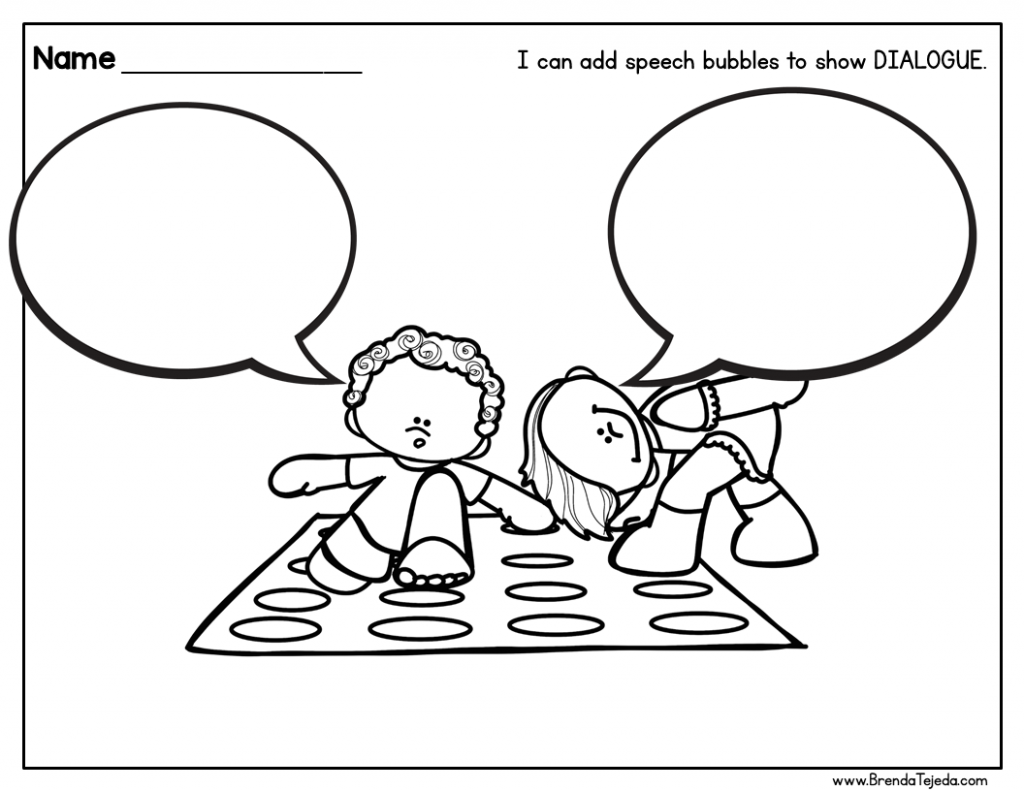 Adding Dialogue with Speech Bubbles