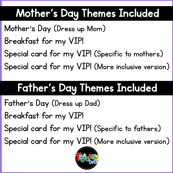 Digital Mother's Day and Father's Day