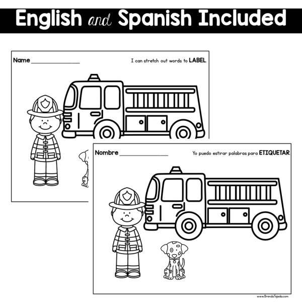 Labeling for Emergent Writers: Fall