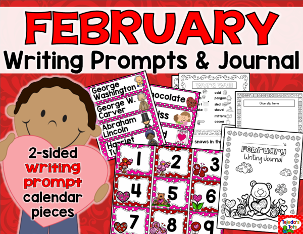 February Writing: Prompts & Journal