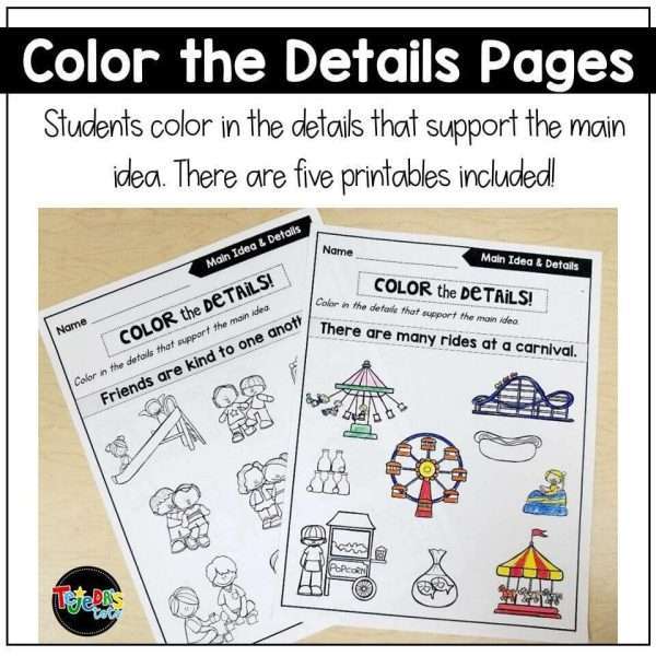 Main Idea and Supporting Details