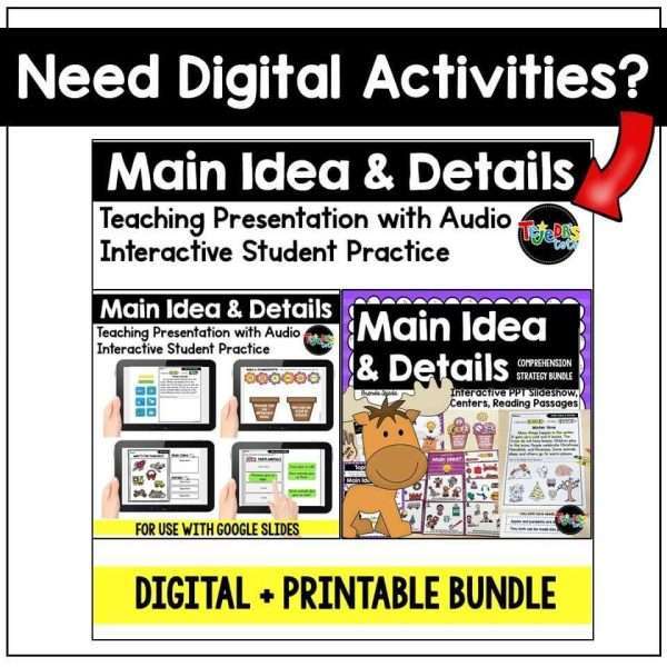 Main Idea and Supporting Details