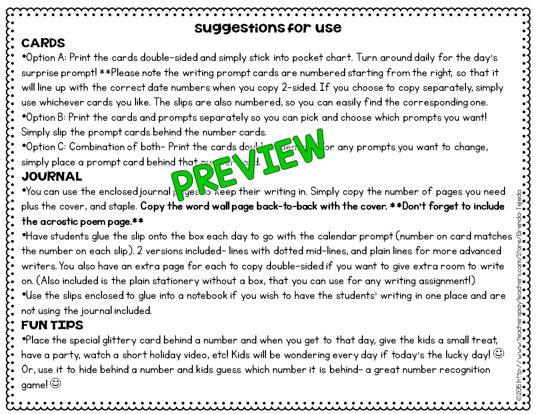 March Writing: Prompts & Journal - Image 9