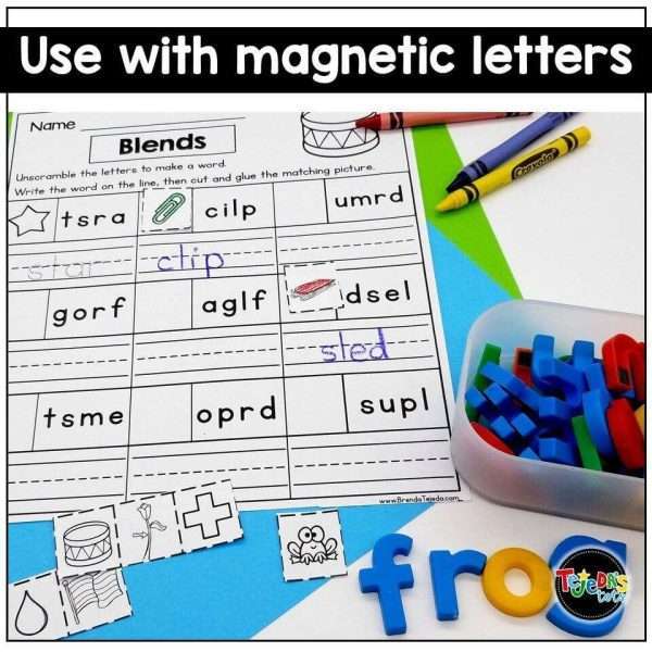 Phonics Worksheets - Phonics Scramblers