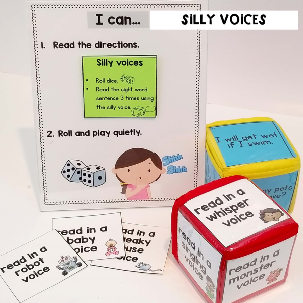 Pocket Dice Cards: Sight Words
