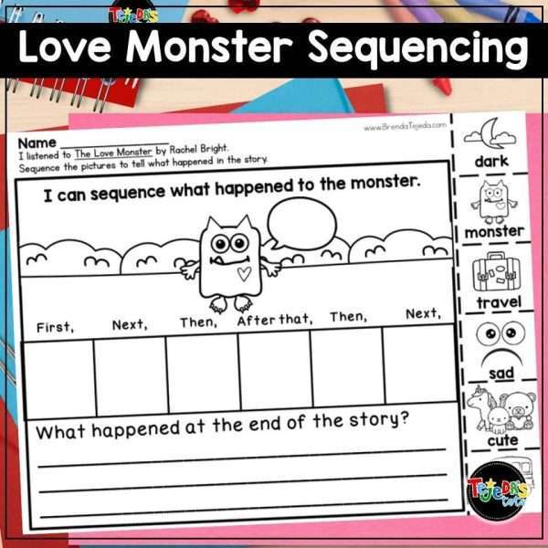 Valentine's Day Literacy Activities Pack No-prep Valentine Cards Writing