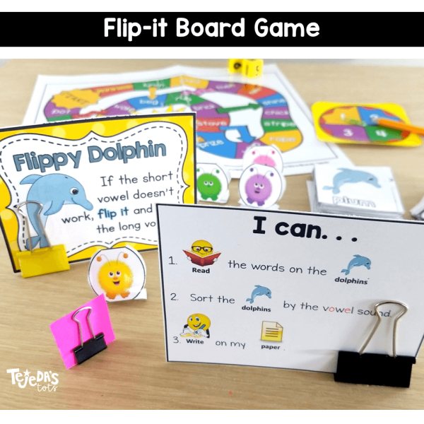 Flippy Dolphin Reading Strategy: Lesson Plan, Center, PowerPoint: CC Aligned!