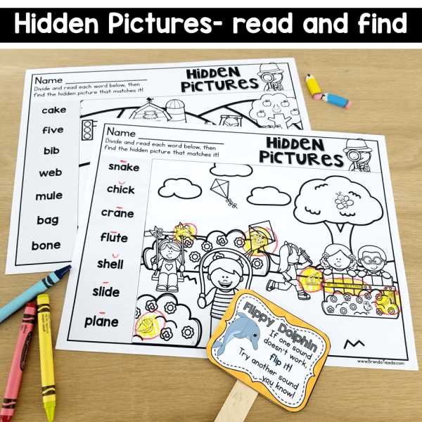Flippy Dolphin Reading Strategy: Lesson Plan, Center, PowerPoint: CC Aligned!
