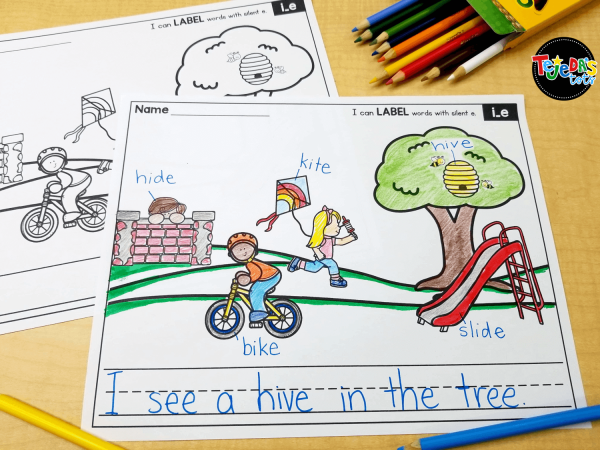 Label and Write: PHONICS Edition