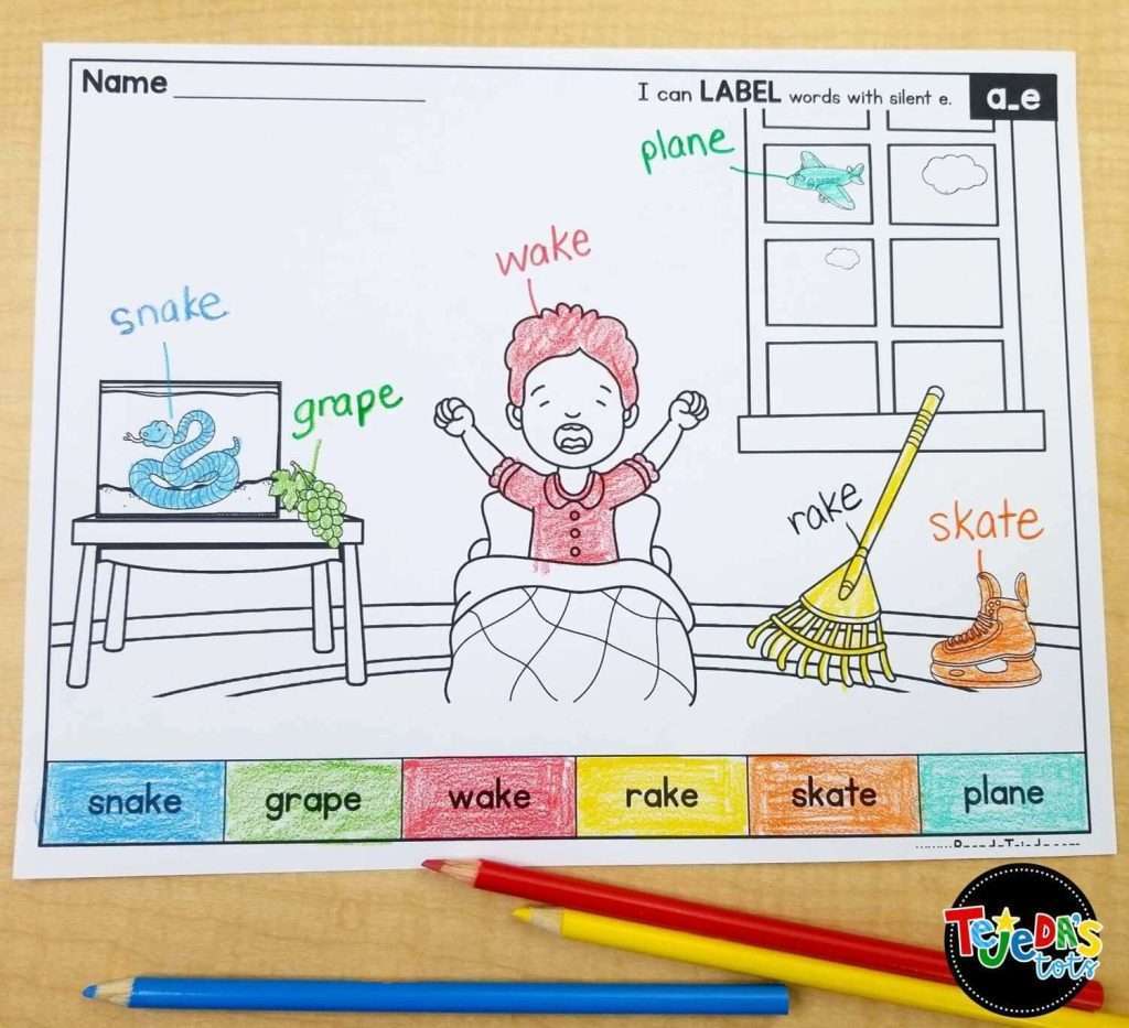 Label and Write: PHONICS Edition