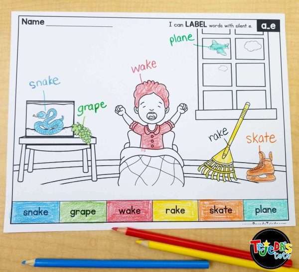 Label and Write: PHONICS Edition