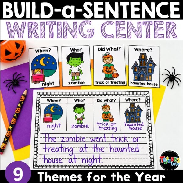 Sentence Writing - Sentence Building Center - Image 1