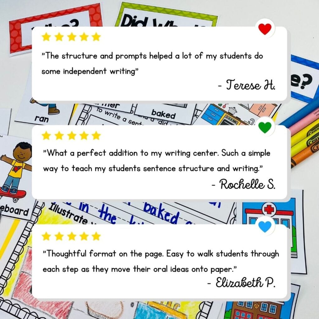 Sentence Writing - Sentence Building Center
