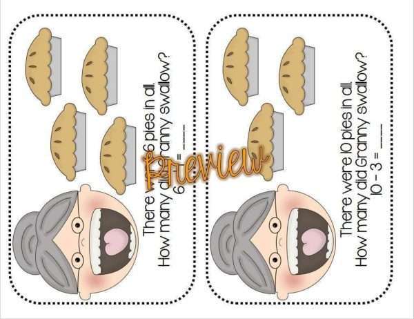 Thanksgiving: Old Lady Who Swallowed a Pie Cross-Curricular Pack