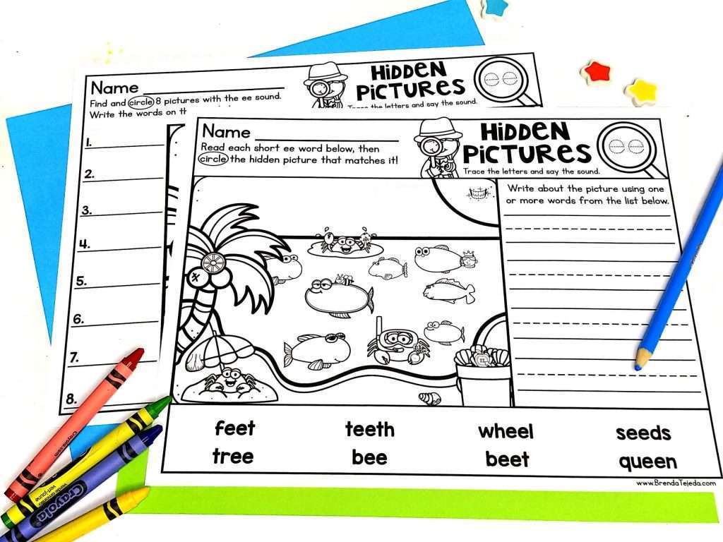 Phonics Hidden Pictures Bundle