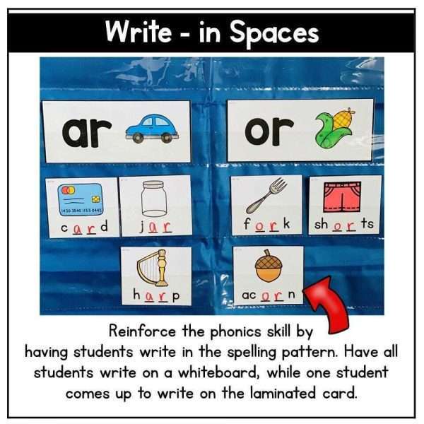 Phonics Sorts Pocket Chart Cards and Interactive Notebook Bundle