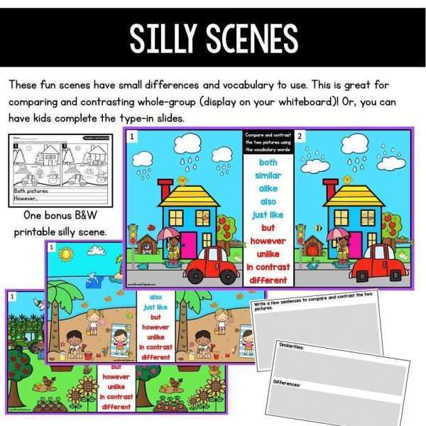 DIGITAL: Compare and Contrast Comprehension Strategy