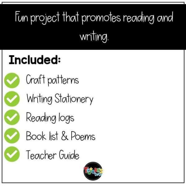 Reading Project: Reading, Writing, Craft, Bulletin Board Display