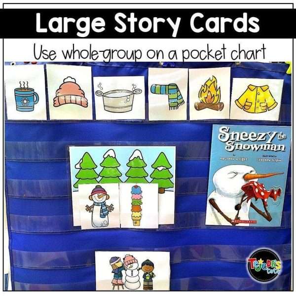 Sequencing and Story Retell Pop-ups and Pocket Chart Cards BUNDLE