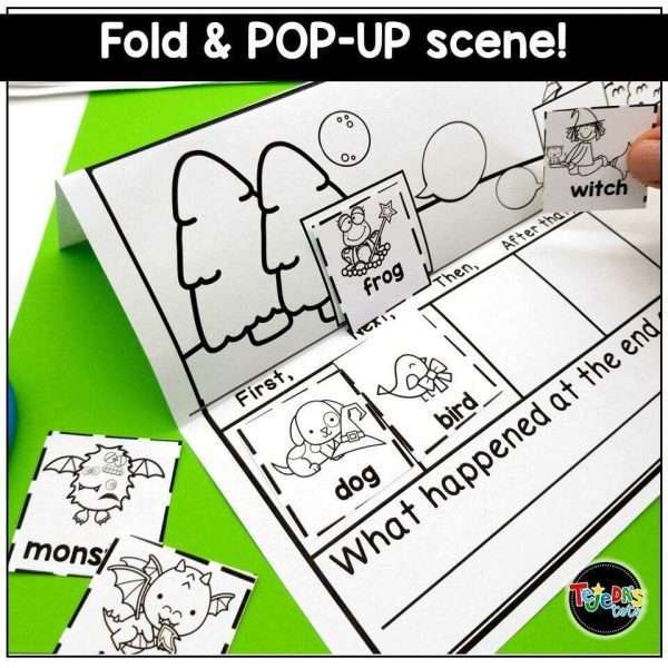 Sequencing and Story Retell Pop-ups and Pocket Chart Cards SET 1