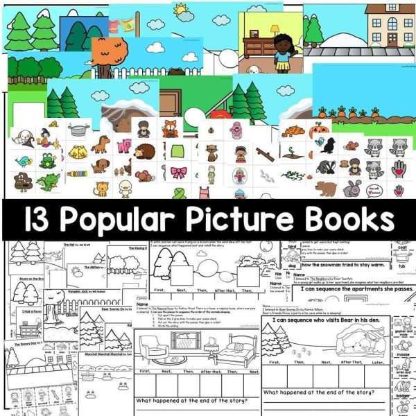 Sequencing and Story Retell Pop-ups and Pocket Chart Cards SET 1