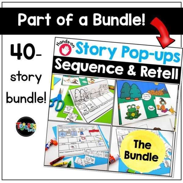 Sequencing and Story Retell Pop-ups and Pocket Chart Cards SET 1