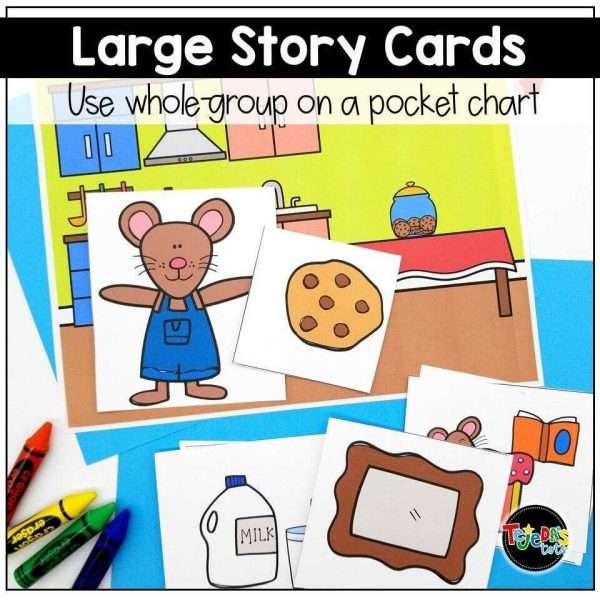 Sequencing and Story Retell Pop-ups and Pocket Chart Cards BUNDLE